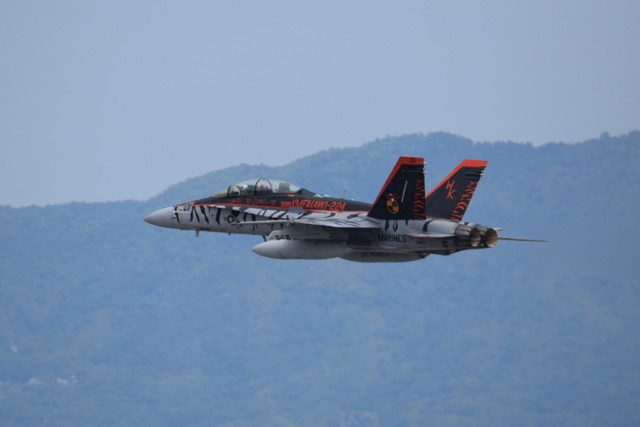 岩国FD2024にて F18DホーネットVMFA-224(イメージ)