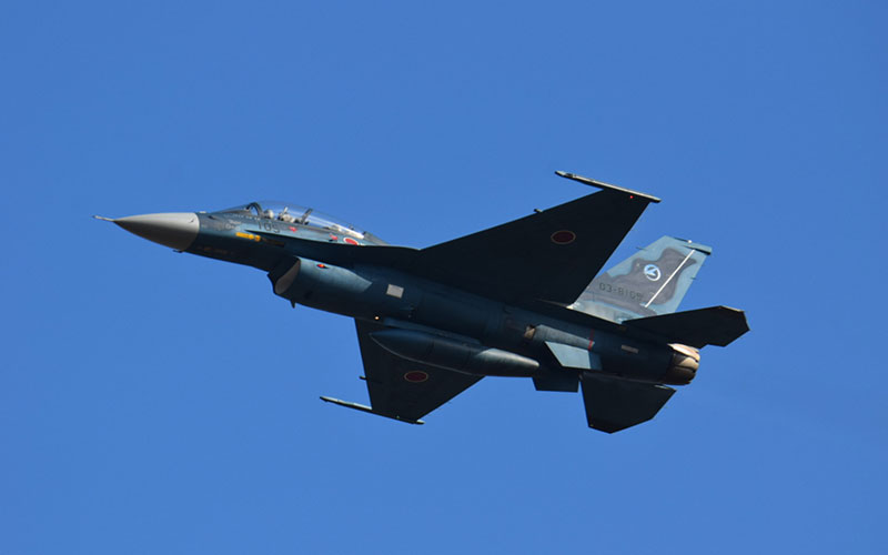 飛行開発実験団（ADTW）F-2Bの機動飛行