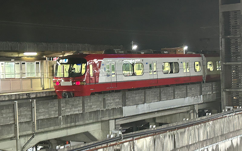 東海道新幹線の岐阜羽島駅に隣接する名鉄「新羽島駅」